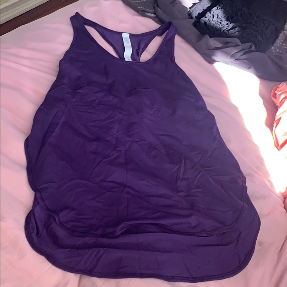 Purple lululemon tank top